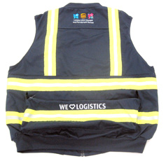 back view of deluxe maintenance vest