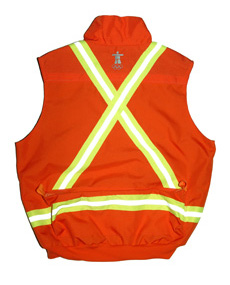 back view of deluxe maintenance vest