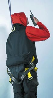 Harness Vest in action